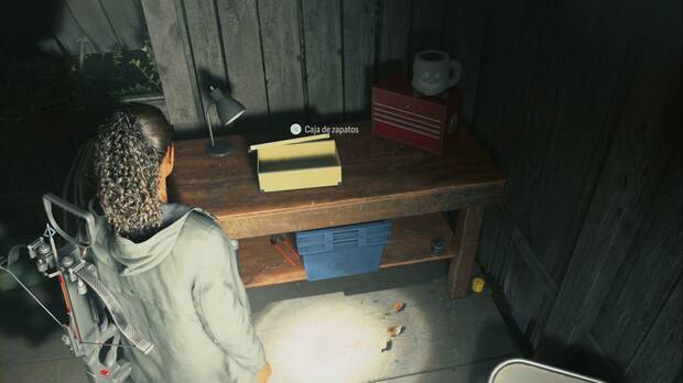 Alan Wake 2 - Caja de zapatos para guardar objetos en el refugio
