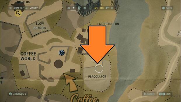 Alan Wake 2 - Ubicación del Percolator