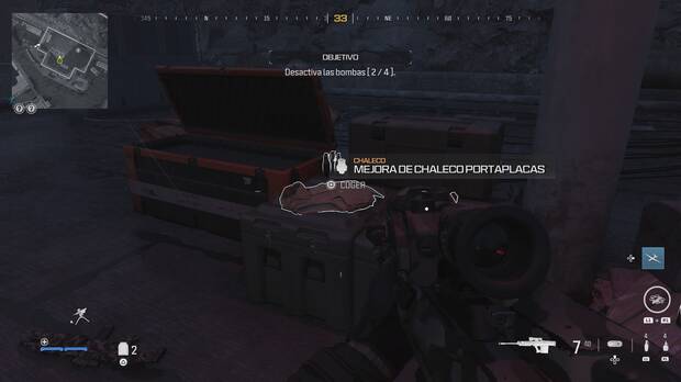 Call of Duty Modern Warfare 3 - Mejora del chaleco portaplacas #2 en la misión Presa de gora