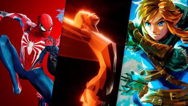 Composicin de Marvel's Spider-Man 2 y The Legend of Zelda: Tears of the Kingdom con un premio GOTY