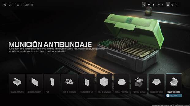 CoD Modern Warfare 3 (2023): Las mejoras de campo más útiles