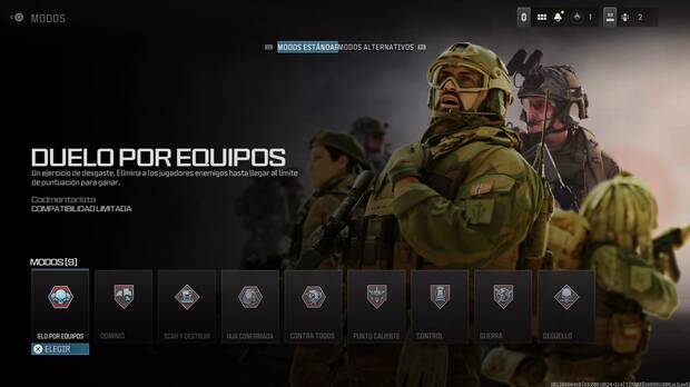 Call of Duty Modern Warfare 3 (2023) - Modos de juego multijugador 6v6