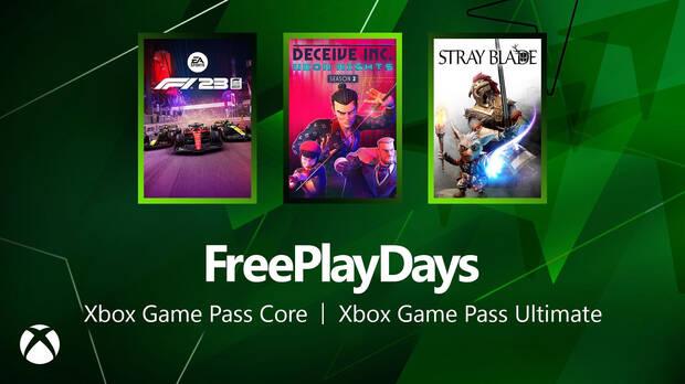 Juegos gratis con Free Play Days esta semana en Xbox.