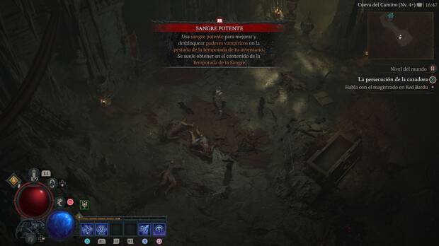 Diablo 4 - Desbloquear los poderes vampíricos