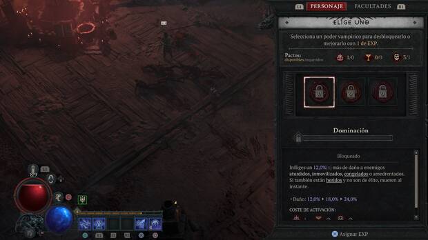 Diablo 4 - Conseguir y mejorar poderes vampíricos