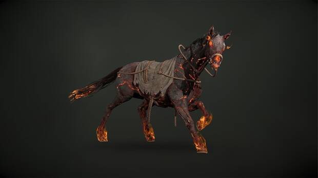 Diablo 4 - Trofeos de montura Azufre del jefe Eco de Duriel