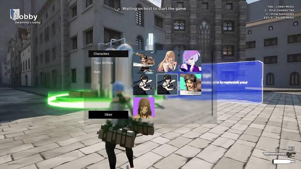 Juego fan Ataque a los Titanes