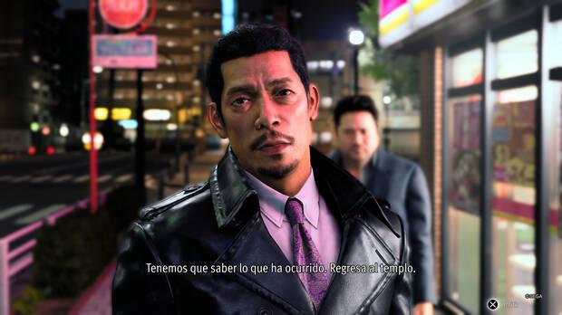 Los rostros de personajes importantes y el tono 'thriller' de las secuencias están al nivel de cualquier otro 'Like a Dragon' moderno.