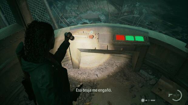 Alan Wake 2 - Old Gods: interruptor de la zona central del búnker