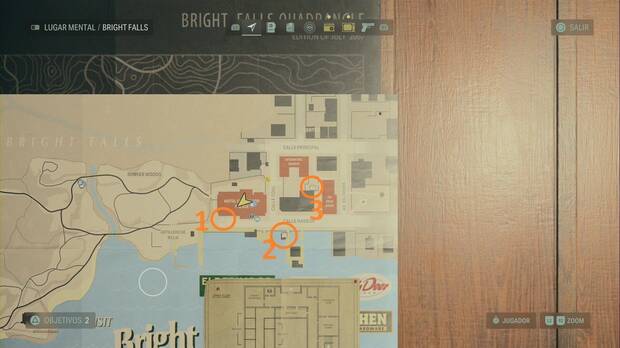 Alan Wake 2 - Old Gods: puntos de interés en Bright Falls