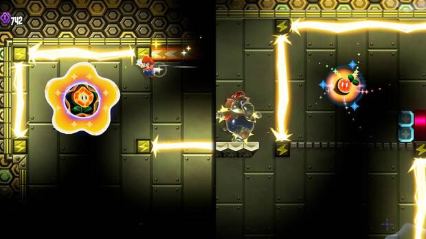 Super Mario Bros. Wonder - Localización de la Semilla maravilla #1 en Entramado de barricadas eléctricas