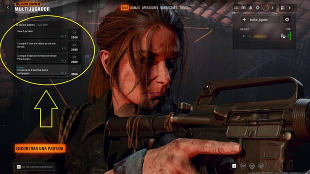 Call of Duty: Black Ops 6 - Completa desafíos diarios para subir de nivel rápido