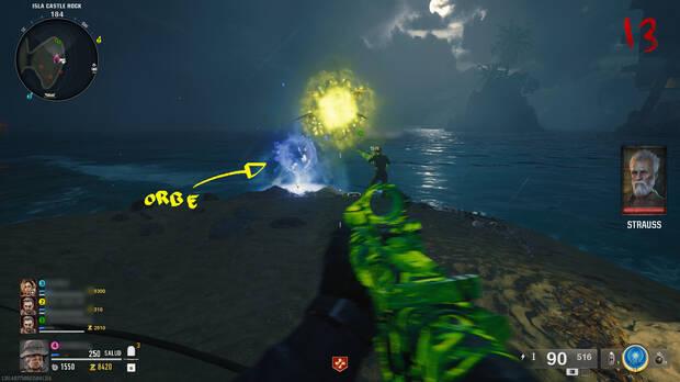 CoD Black Ops 6 Zombis Easter egg Terminus - Cargar de energía el resonador con los orbes
