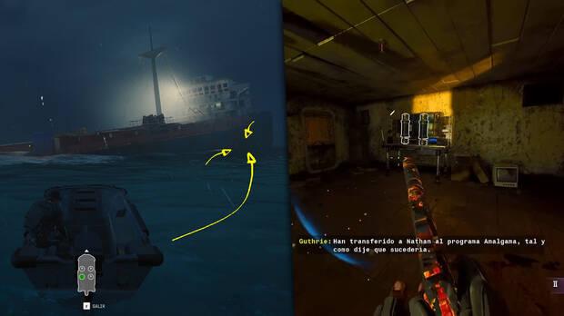 CoD Black Ops 6 Zombis Easter egg Terminus - Conseguir el conector de nodos en el barco naufragado