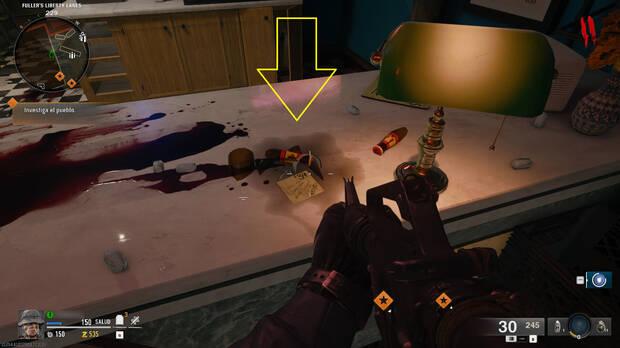 Call of Duty: Black Ops 6 - Ubicación de la nota del código del banco en la bolera