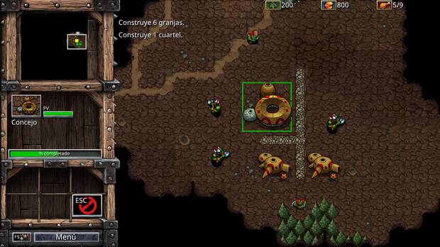 De manera indirecta, las mejoras en los controles hacen que ahora Warcraft 1 sea un tanto m�s f�cil que el original.