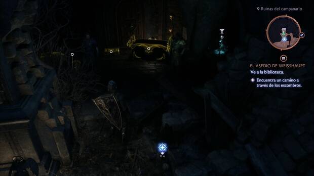 Dragon Age: The Veilguard - El asedio de Weisshaupt: ubicación del recuerdo Colmillo del cuarto en las Ruinas del campanario