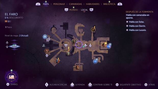 Dragon Age: The Veilguard - Después de la tormenta: ubicación de conversaciones y puntos de interés en el faro