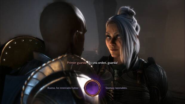 Dragon Age: The Veilguard - El asedio de Weisshaupt: Decisión a la hora de enfrentarse al Primer guarda