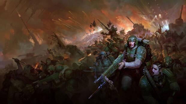 Astra Militarum luchando en Cadia