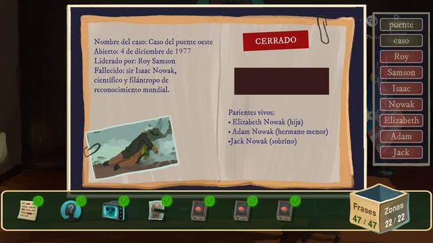 Poco a poco os ir�is familiarizando con los personajes, y atar cabos ser� m�s sencillo.