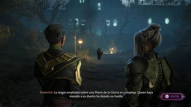 Dragon Age: The Veilguard - Misiones de Emmrich, La casa de los muertos: Emmrich habla sobre las propiedades de la Mano de la Gloria