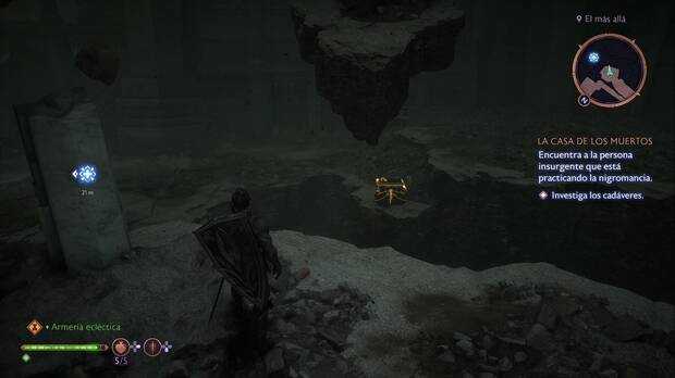 Dragon Age: The Veilguard - Misiones de Emmrich, La casa de los muertos: cofre en la zona abierta tras la biblioteca