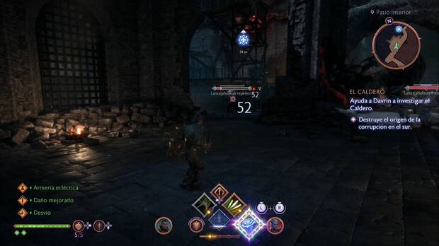 Dragon Age: The Veilguard - El Caldero: lanzajabalinas repelente en las murallas de El Caldero