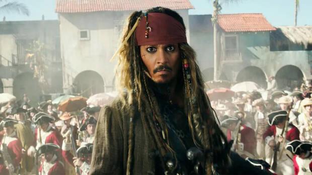 Johnny Depp en Piratas del Caribe