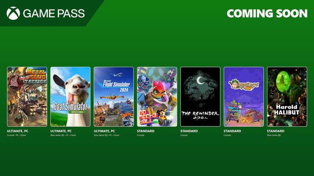 Nuevos juegos de Xbox Game Pass.