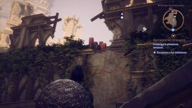 Dragon Age: The Veilguard - Invitados no deseados: barriles explosivos en el campamento detrás de la barrera roja