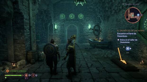 Dragon Age: The Veilguard - Misiones de Emmrich, El sacrificio de las almas: muro abierto en la bodega en la sala de las palancas