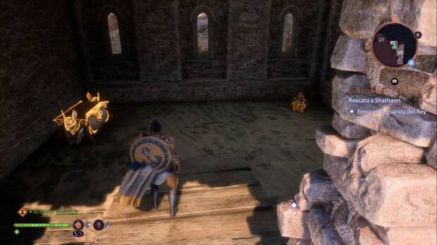 Dragon Age: The Veilguard - Guarida del Rey Dragón: cofre en el torreón
