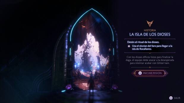 Dragon Age: The Veilguard - La isla de los dioses: lanzador de la misión