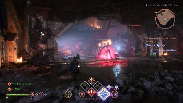 Dragon Age: The Veilguard - El alzamiento del Lobo Terrible: ogros en la última zona de corrupción antes de la sala del trono