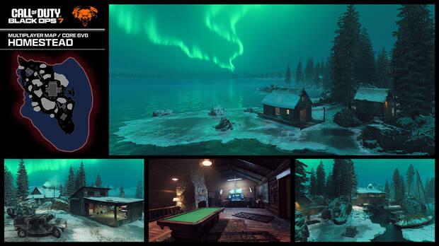 Call of Duty: Black Ops 7 - Im�genes y detalles del mapa Homestead
