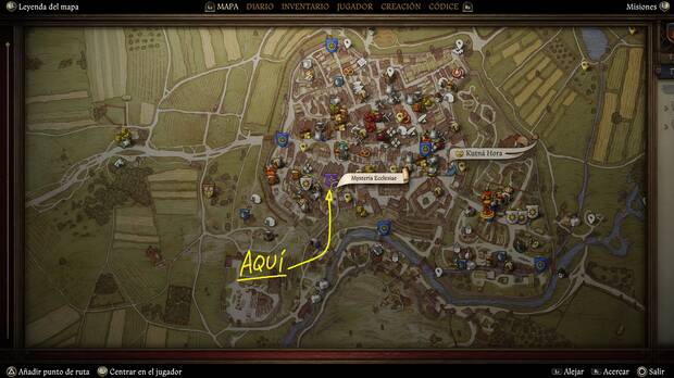 Kingdom Come: Deliverance 2 - Localizacin en el mapa del inicio del DLC Mysteria Ecclesiae si ya has completado la historia principal