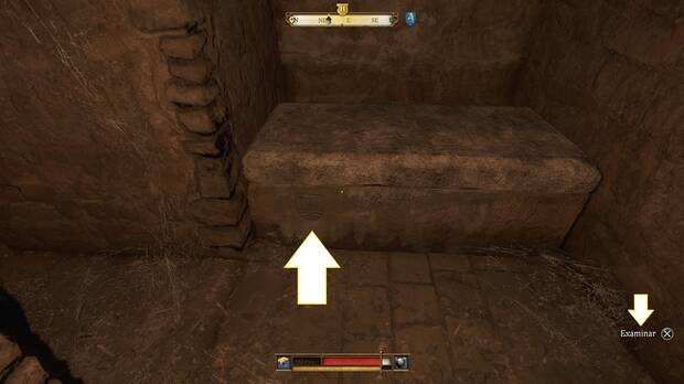 Kingdom Come: Deliverance 2 - Ubicacin de la tumba de Boleslav Bavor en la cmara de la cripta