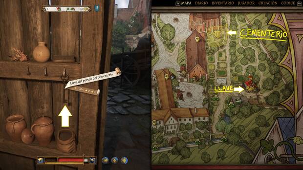 Kingdom Come: Deliverance 2 - Llave del portn del cementerio del monasterio de Sedlec