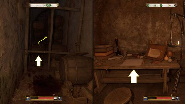 Kingdom Come: Deliverance 2 - Llegar hasta la sala del scriptorium para crear la falsificacin del historial mdico