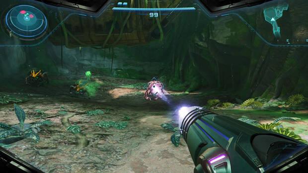 La acción shooter es la que puedes esperar en un Metroid Prime, en este caso bastante presente.