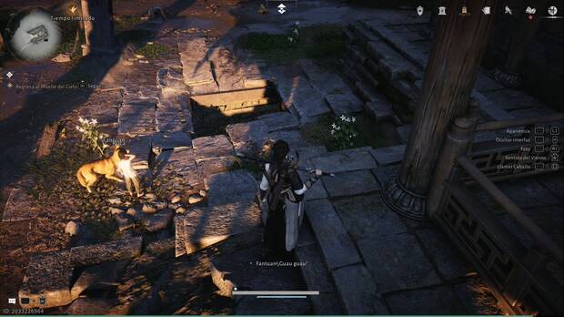 Where Winds Meet - Habilidades Místicas, zona del suelo destruible junto al Santuario del General