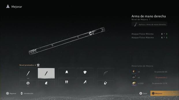 Where Winds Meet - Mejorar armas y habilidades, men� de mejora de ranuras