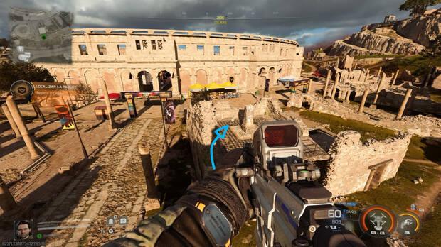 Call of Duty: Black Ops 7 - Edificio con el artefacto coleccionable de informacin de la misin 6 Pesada es la cabeza