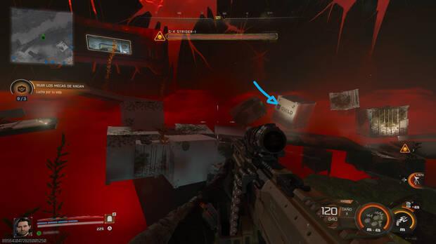 Call of Duty: Black Ops 7 - Contenedor que tiene dentro el artefacto coleccionable de informacin de la misin 11 Afrontar la pesadilla