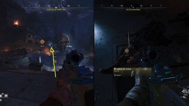 CoD Black Ops 7 Zombis Cenizas de los condenados - Recoger la Cabeza de T.E.D.D. y mejorar la vieja Tessie