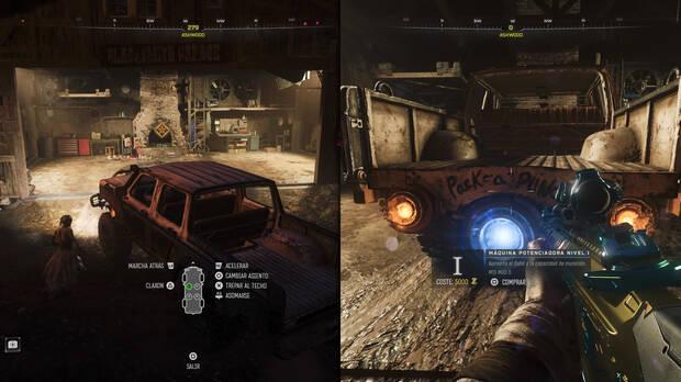 CoD Black Ops 7 Zombis Cenizas de los condenados - Mejora del Pack-a-Punch en el coche