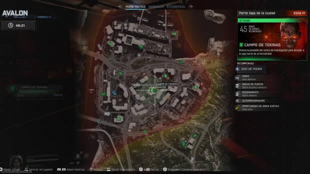 Call of Duty: Black Ops 7 - Localizacin en el mapa del documento coleccionable 6 de Objetivo final