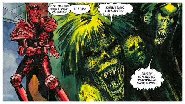 Juez Dredd y las hermanas de la muerte