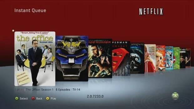 Netflix en Xbox 360